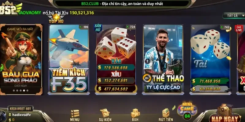 Đôi nét về tài xỉu B52