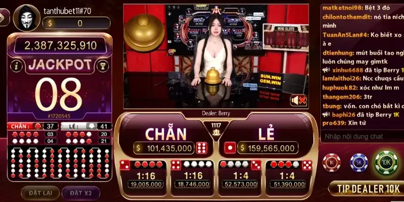 Tài Xỉu cược bộ đôi siêu hấp dẫn